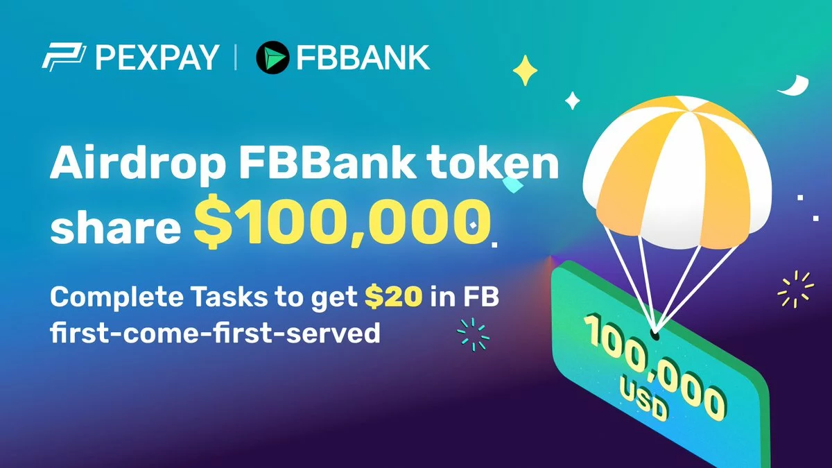 FBBank x Pexpay airdrop -
Earn crypto & join the best airdrops, giveaways and more! - Airdrop Alert